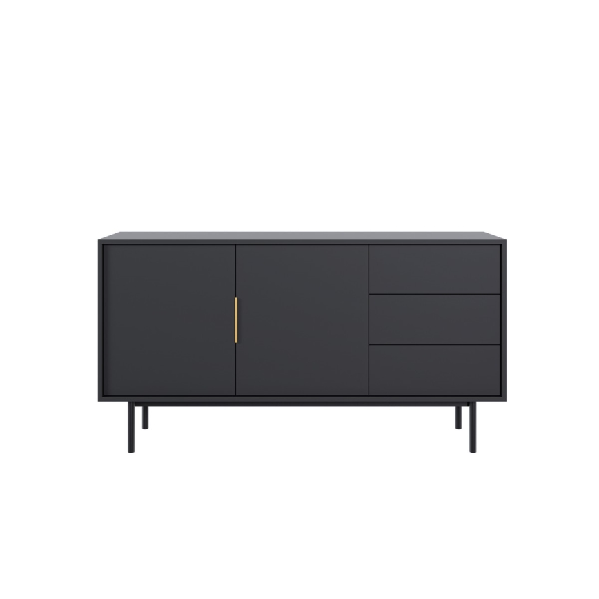 Kommode ELI, 154 x 82 x 39 cm, sort