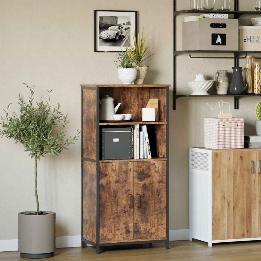 Kommode FIRA brun/sort