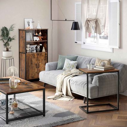 Kommode FIRA brun/sort