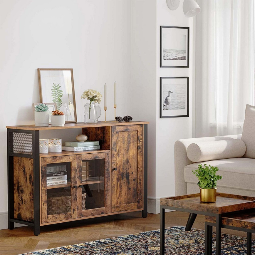 Kommode FIRA brun/sort
