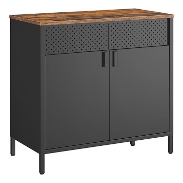 Kommode FIRA sort/brun