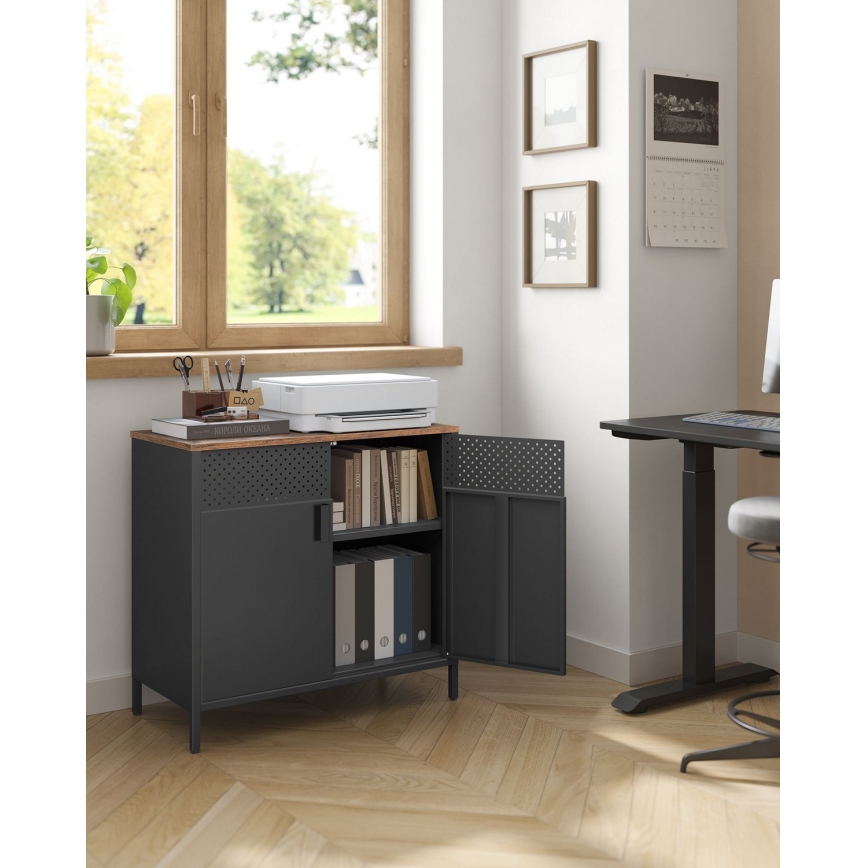 Kommode FIRA sort/brun