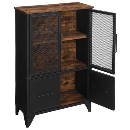 Kommode FIRA sort/brun
