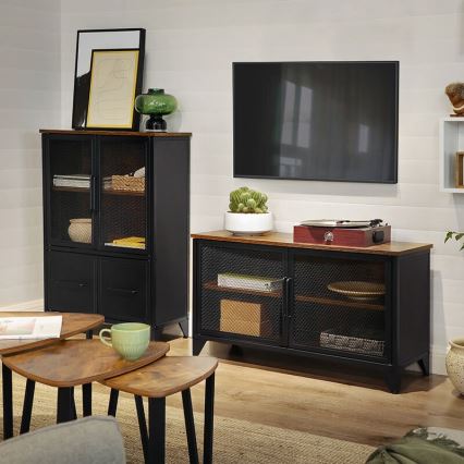 Kommode FIRA sort/brun