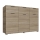 Kommode HOPE 120x78x35 cm Sonoma-eg
