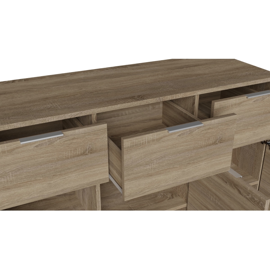 Kommode HOPE 120x78x35 cm Sonoma-eg