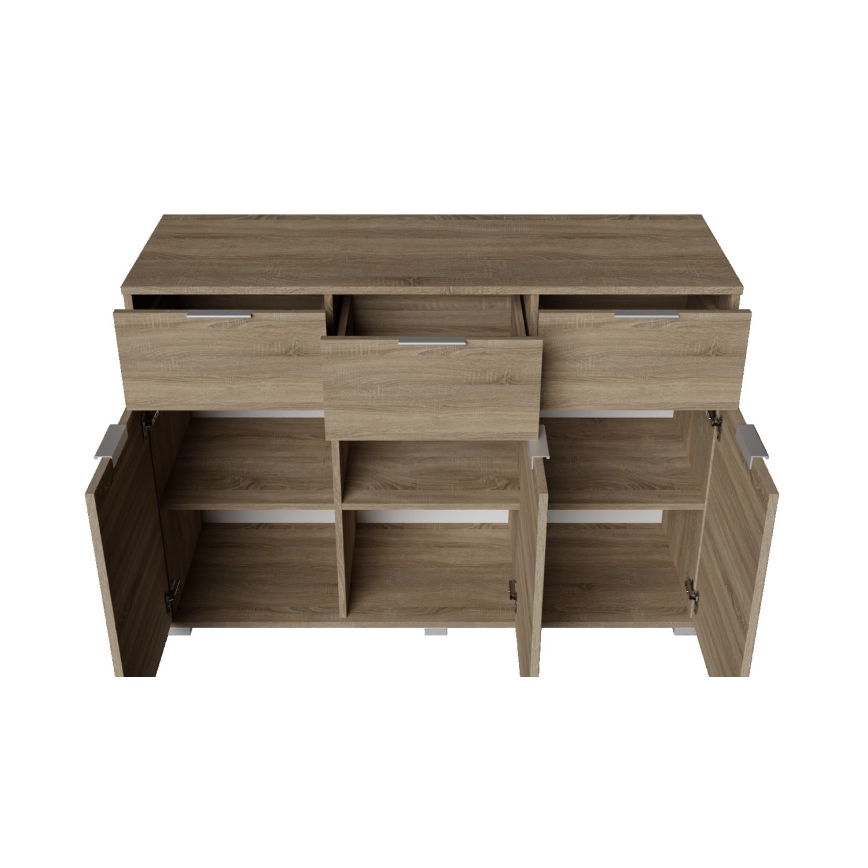 Kommode HOPE 120x78x35 cm Sonoma-eg