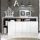 Kommode LENOR 184x93x42 cm hvid/grå beton