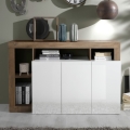 Kommode LENOR hvid/eg