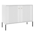 Kommode LUE 104x39 cm hvid/sort