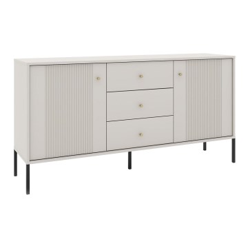 Kommode LUE beige/sort