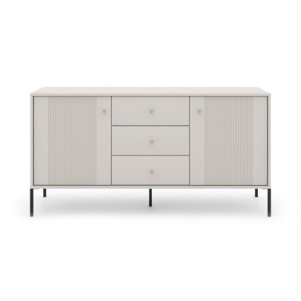Kommode LUE beige/sort