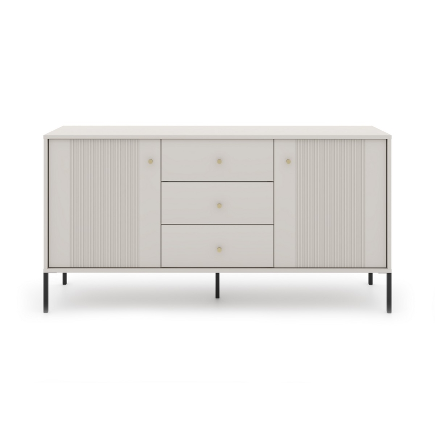 Kommode LUE beige/sort