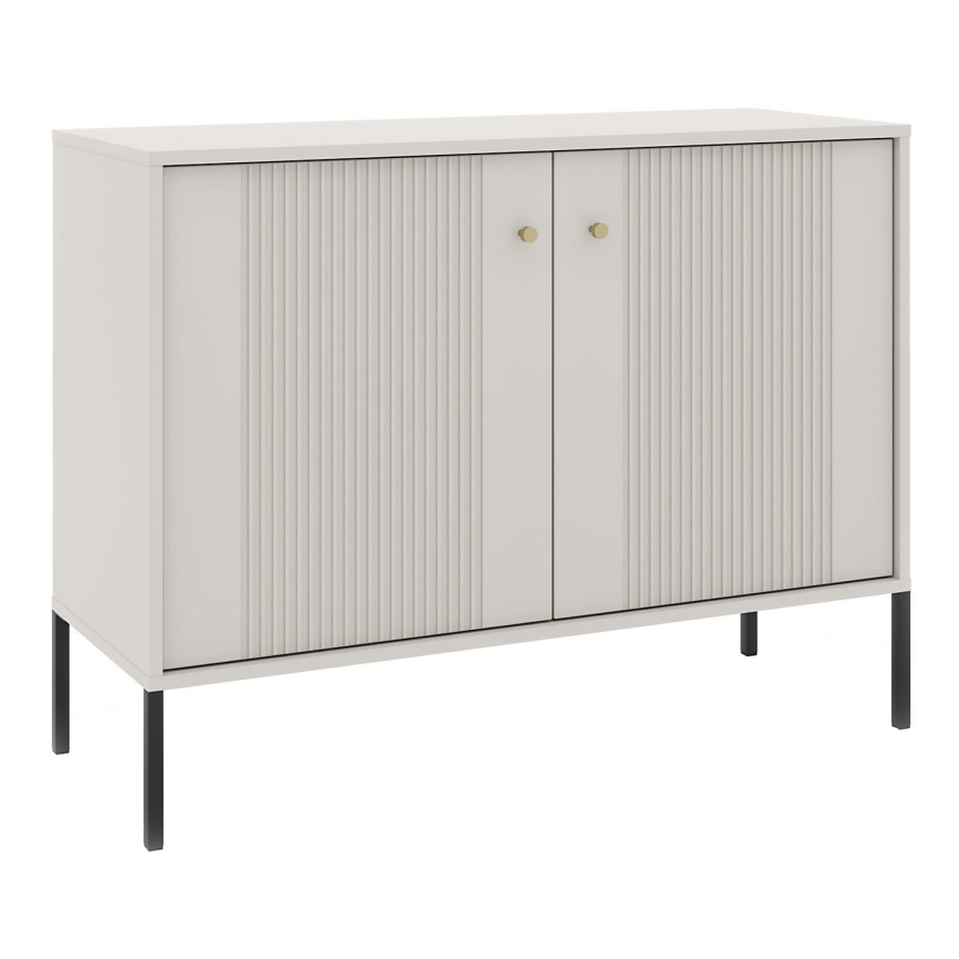Kommode LUE beige/sort