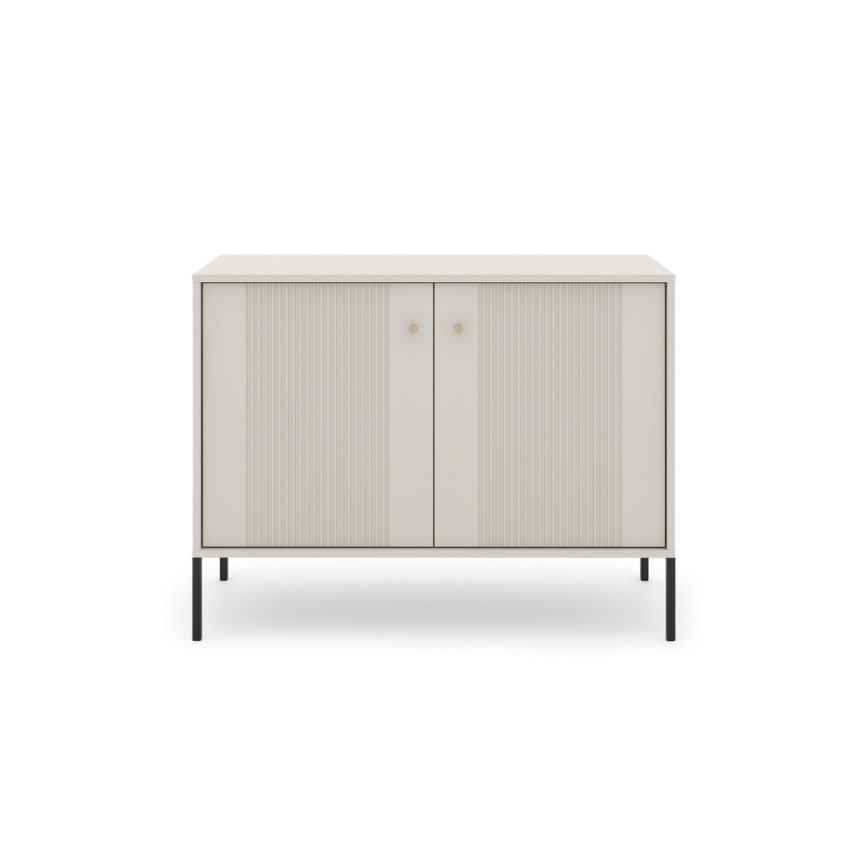 Kommode LUE beige/sort