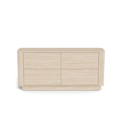 Kommode MADERA 160x75 cm hvid eg