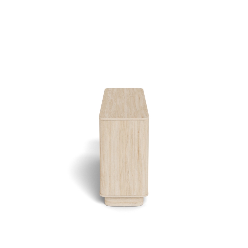 Kommode MADERA 160x75 cm hvid eg