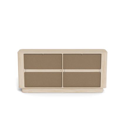 Kommode MADERA 160x75 cm hvid eg