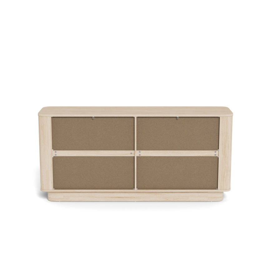 Kommode MADERA 160x75 cm hvid eg