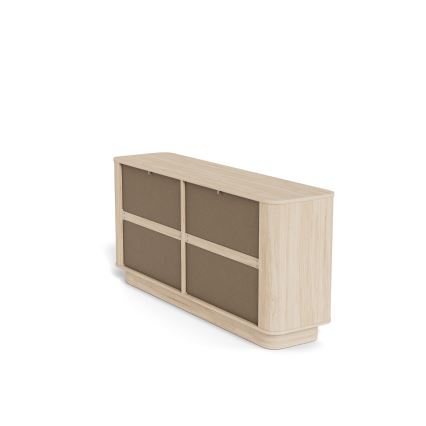 Kommode MADERA 160x75 cm hvid eg