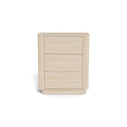Kommode MADERA 90x107 cm hvid eg