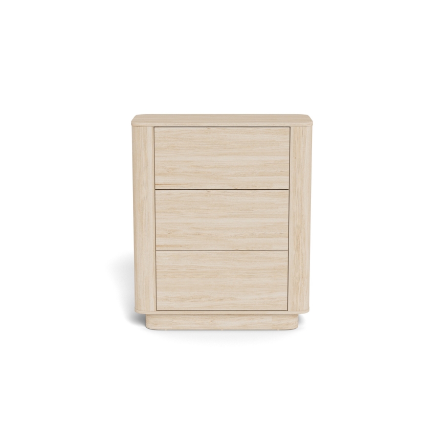 Kommode MADERA 90x107 cm hvid eg
