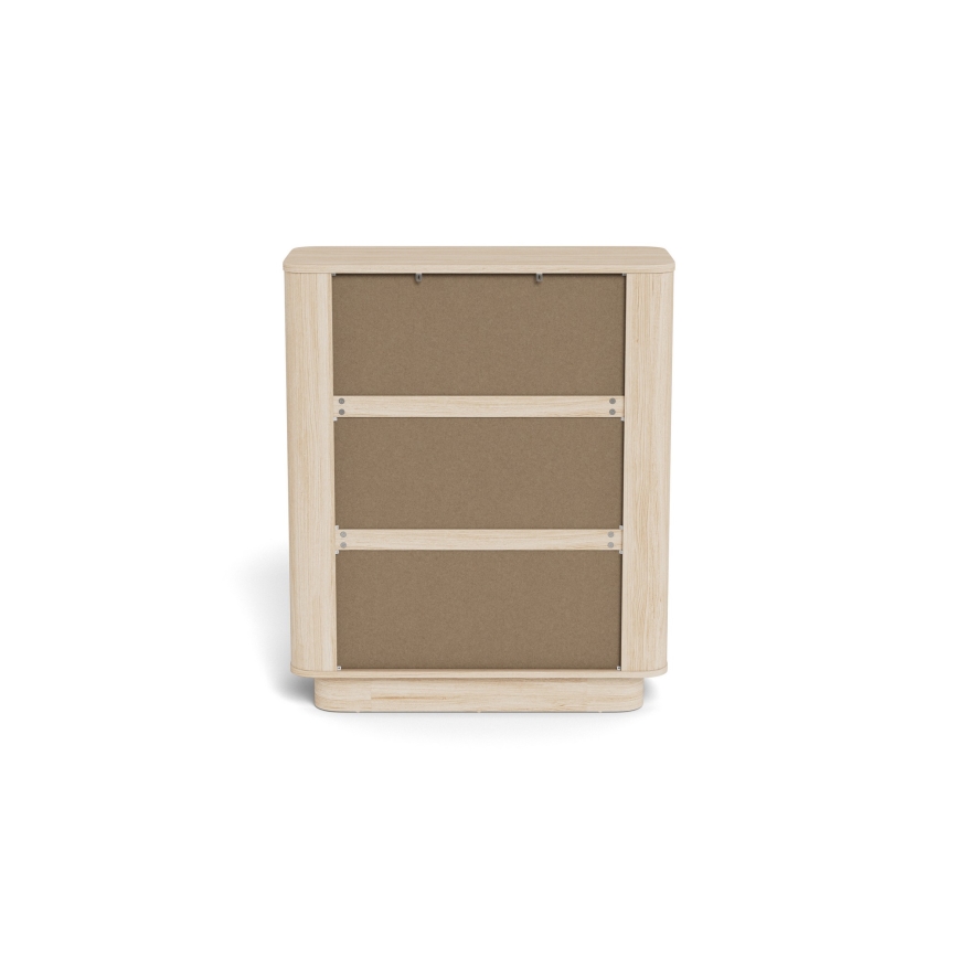 Kommode MADERA 90x107 cm hvid eg