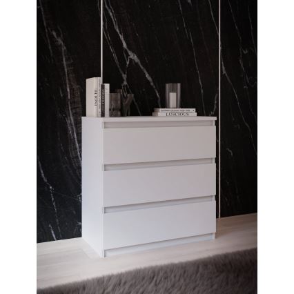 Kommode MAO med skuffer, hvid
