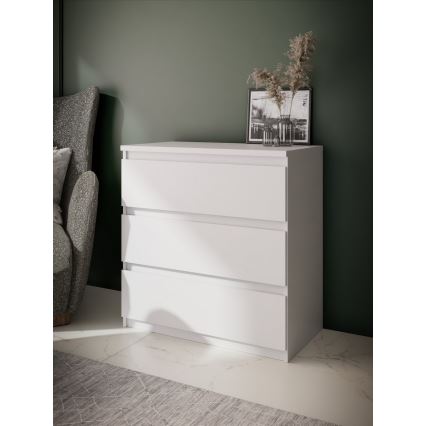Kommode MAO med skuffer, hvid