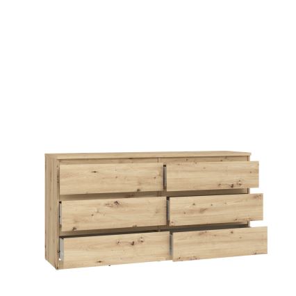 Kommode med skuffer MAO, Artisan egetræ