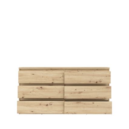 Kommode med skuffer MAO, Artisan egetræ