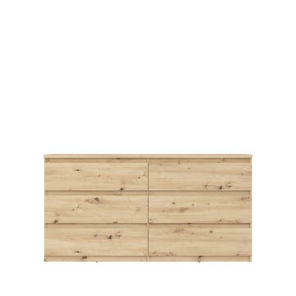 Kommode med skuffer MAO, Artisan egetræ