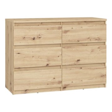 Kommode med skuffer MAO i artisan-eg