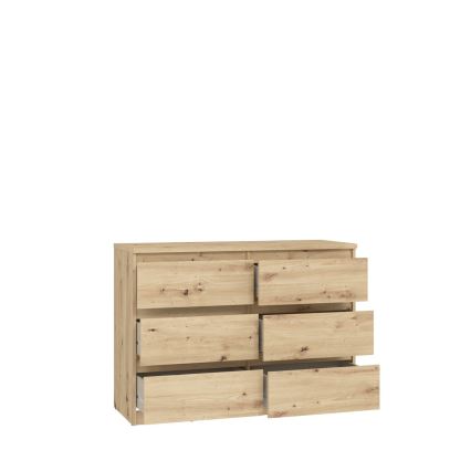 Kommode med skuffer MAO i artisan-eg