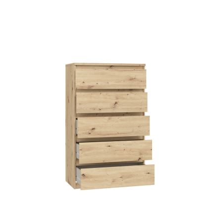 Kommode med skuffer MAO i artisan-eg