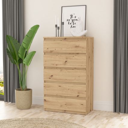 Kommode med skuffer MAO i Artisan-egetræ