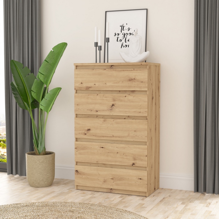 Kommode med skuffer MAO i Artisan-egetræ