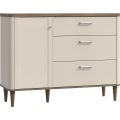 Kommode med skuffer VIRO brun/beige