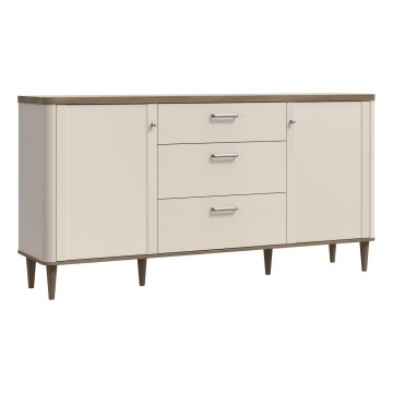 Kommode med skuffer VIRO, brun/beige