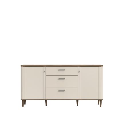 Kommode med skuffer VIRO, brun/beige