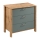 Kommode MENTA 90 x 81 x 47 cm eg Wotan/grøn