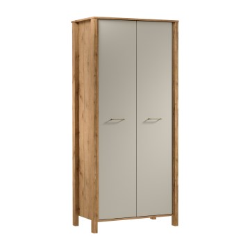 Kommode MENTA 90x200x53 cm eg wotan/grå