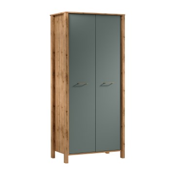 Kommode MENTA 90x200x53 cm eg Wotan/grøn