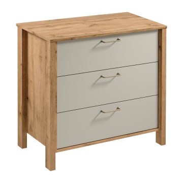 Kommode MENTA 90x81x47 cm Wotan-eg/grå