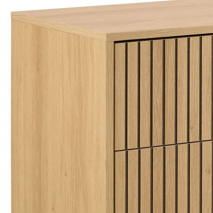 Kommode OLIVIA med skuffer i egetræ