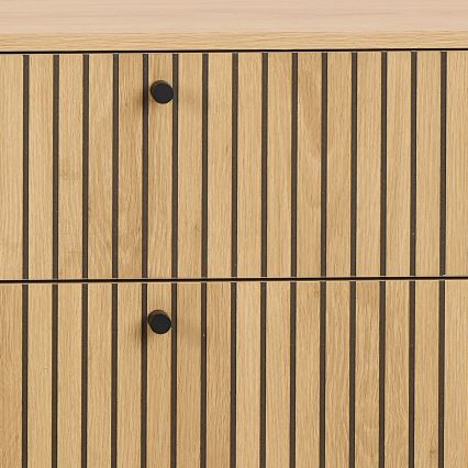 Kommode OLIVIA med skuffer i egetræ