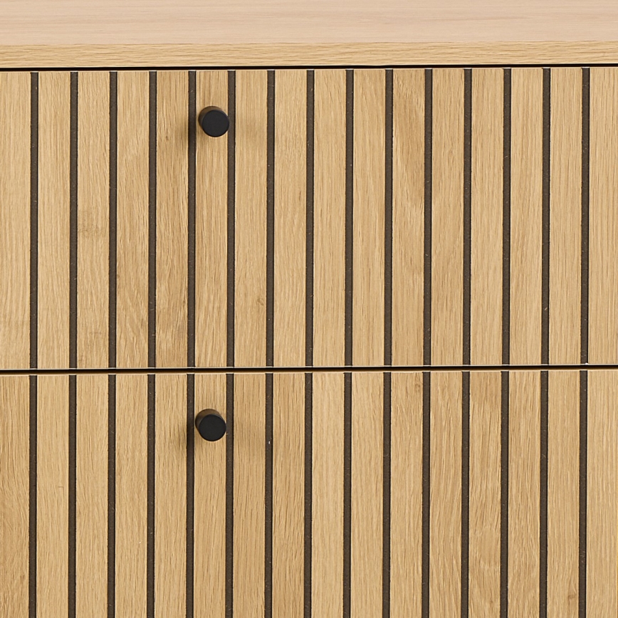 Kommode OLIVIA med skuffer i egetræ