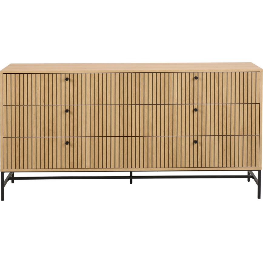 Kommode OLIVIA med skuffer i egetræ