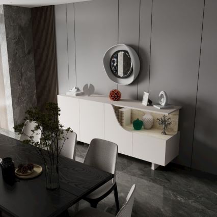 Kommode ORBIS 180x40 cm creme/beige