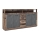 Kommode RUNA 190x96x32 cm mørkebrun/antracit